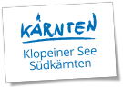 Logo Klopeiner See Südkärnten